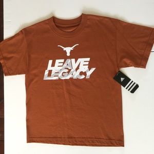 New Adidas University Texas Longhorn T-Shirt